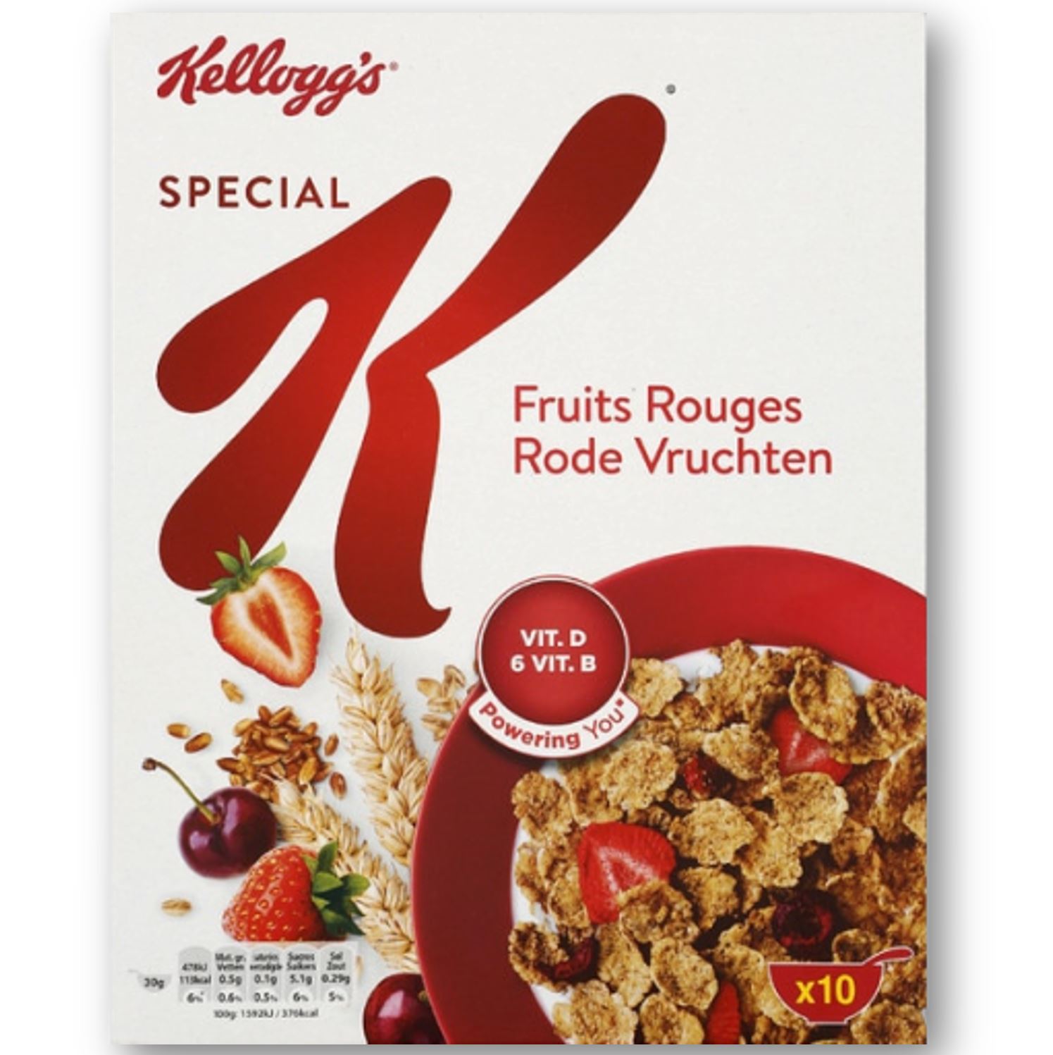 Céréales Spécial K fruits rouges